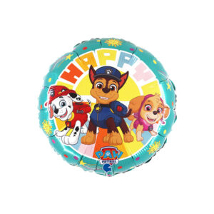 Ballon en aluminium - Pat'Patrouille - Paw Patrol - Happy - 46cm