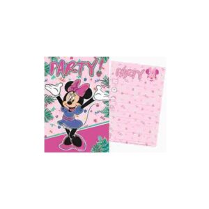 Carte d'invitation - Disney Minnie - 5 pièces