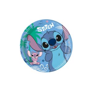 Assiette en carton - Disney Lilo et Stitch - 8 pièces - 23cm