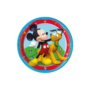 Assiette en carton - Disney Mickey Rock the House - 8 pièces - 23cm