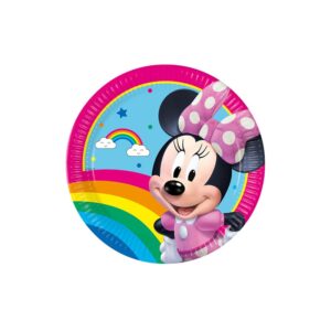 Assiette en carton - Disney Minnie Makes Me Smile - 8 pièces - 23cm