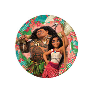 Assiette en carton - Disney Vaiana Sailing Spirit - 8 pièces - 23cm