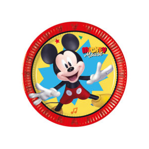 Assiette en carton - Disney Mickey Jump Into Fun - 8 pièces - 23cm