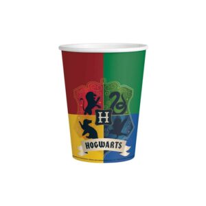 Gobelets en carton - Harry Potter Houses - 8 pièces - 250ml