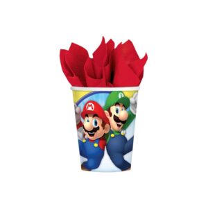 Gobelets en carton - Super Mario - 8 pièces - 200ml