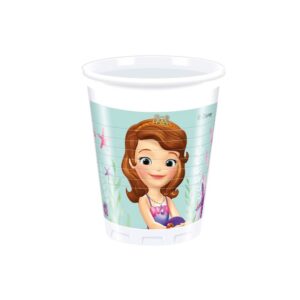 Gobelets en plastique - Disney Sofia - 8 pièces - 200ml