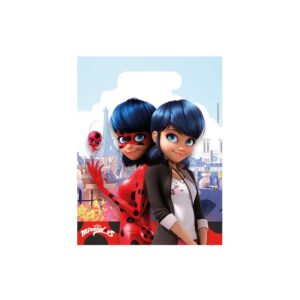 Sacs à bonbons - Miraculous : les aventures de Ladybug et Chat Noir - 6 pièces