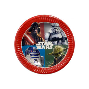 Assiette en carton - Star Wars Dark Force - 8 pièces - 23cm