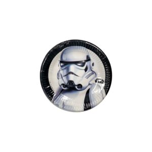 Assiette en carton - Star Wars Troopers - 8 pièces - 19cm