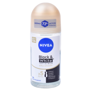 Déodorant Nivea Roll-On Black & White Silky Smooth (50ml)