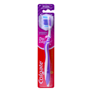 Brosse à dents Medium Colgate Zig Zag - violette