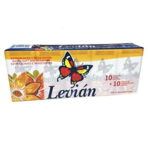 Mouchoirs en papier Levian x10 - taille 10x10