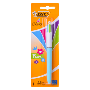 Stylo bille BIC 4 Couleurs Classic - Bleu Ciel