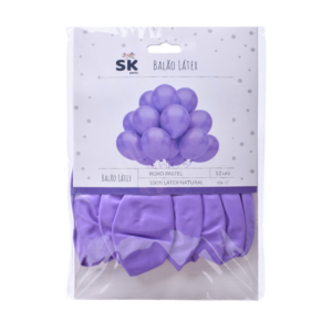 Ballons anniversaire - violet - lot de 12pcs - 30cm