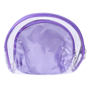 Lot de 2 Trousses de Toilette / Nécessaires - Violettes