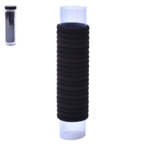 Élastiques à Cheveux Noirs - Lot de 20