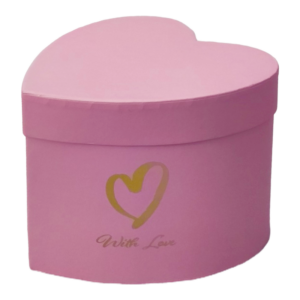 Boîte Cadeau Décorative  cur rose - With Love