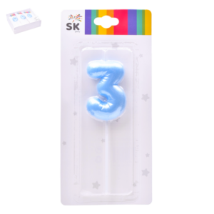 x_Bougie d'Anniversaire n°3 - bleue