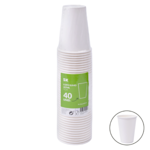 Gobelet carton 207ml 40 unités