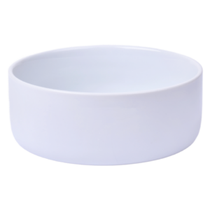Saladier rond céramique blanche - 18 x 7cm