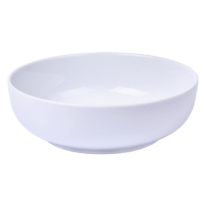 Saladier rond céramique blanche - 21 x 7cm