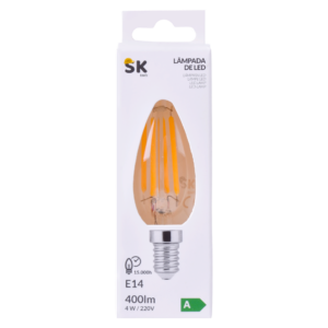 Ampoule C35 220V 4W E-14