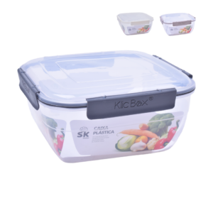 Boîte plastique carrée n°3 1,4L