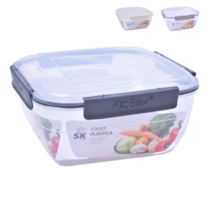 Boîte plastique carrée n°5 3,48L