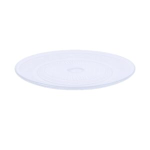 Assiette en verre sur pied 30cm