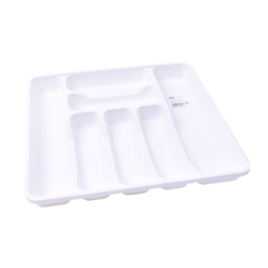Organisateur de couverts - blanc - 42 x 5 x 38,5cm