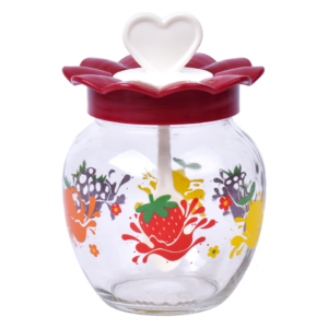 Pot à confiture avec cuillère -  370ml